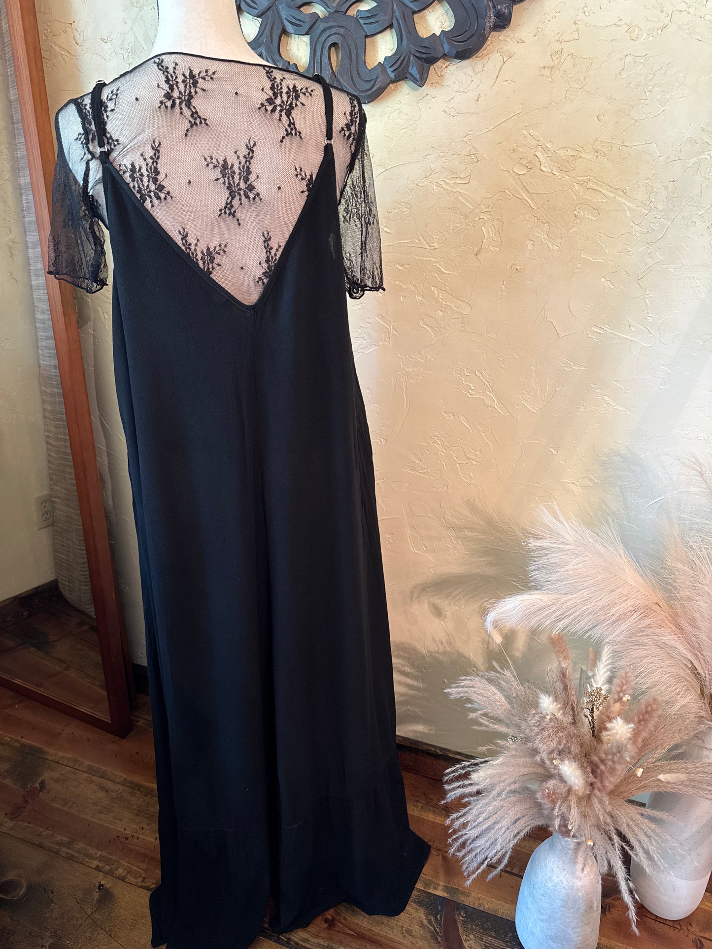 Black Cami Maxi Dress