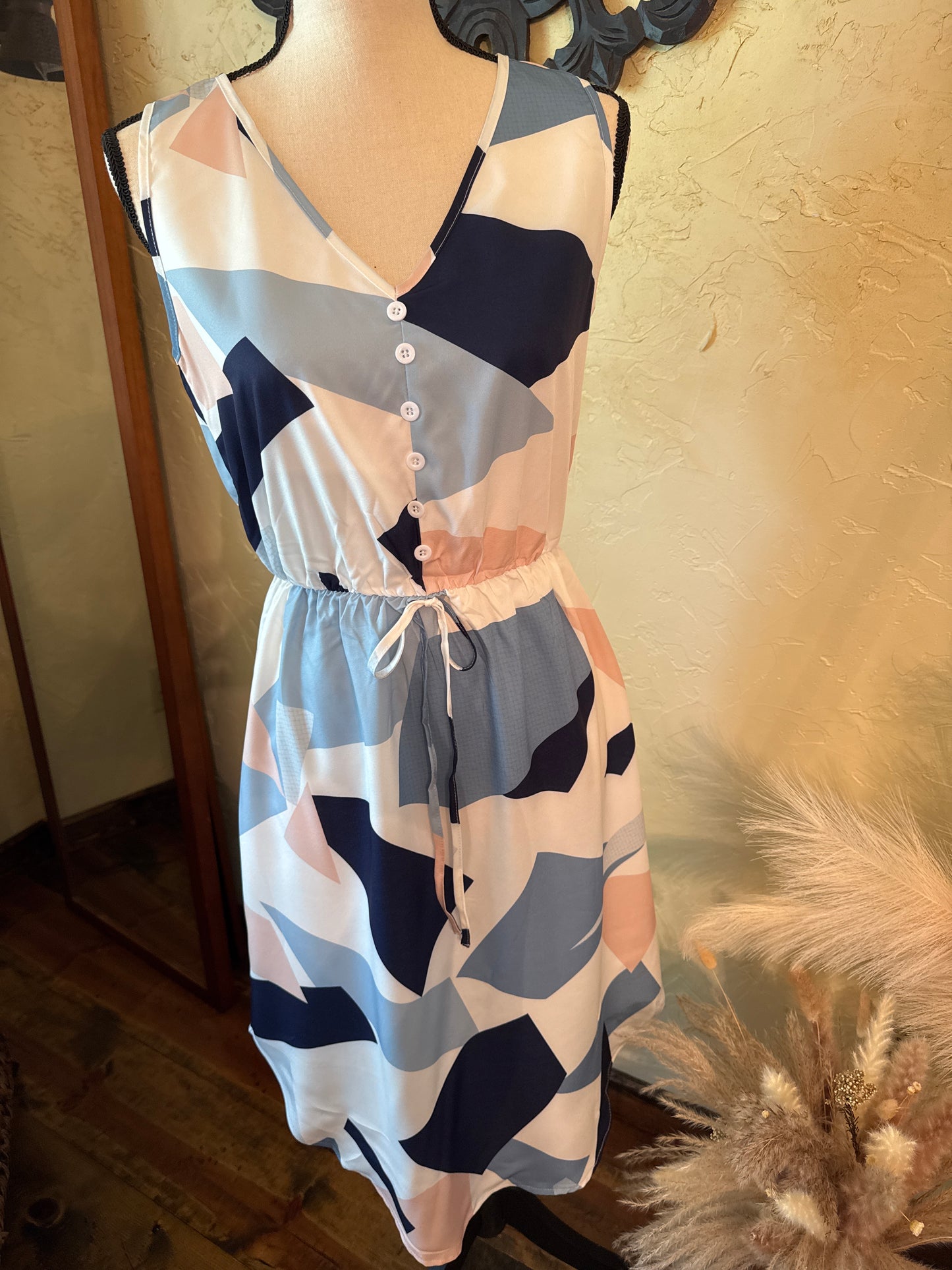 Abstract Summer Dress