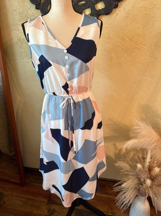 Abstract Summer Dress