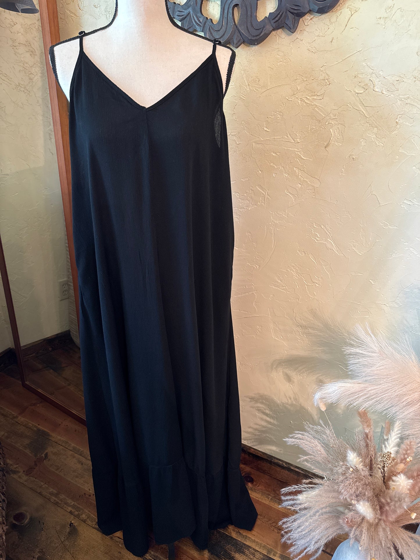 Black Cami Maxi Dress