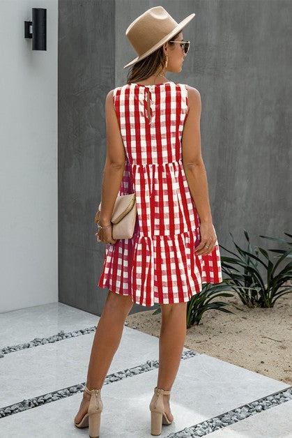 Red Gingham Dress