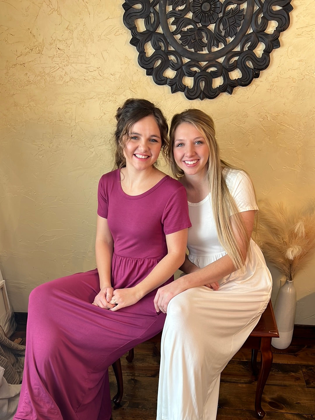 Short Sleeve Maxi Dress - Remembering Ruth Company