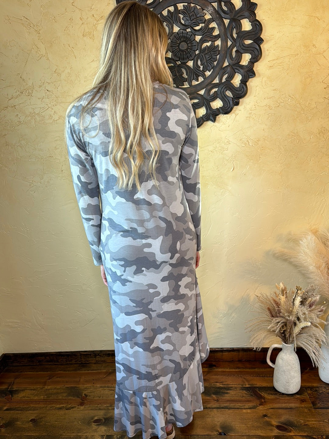 Grey Camo Dress