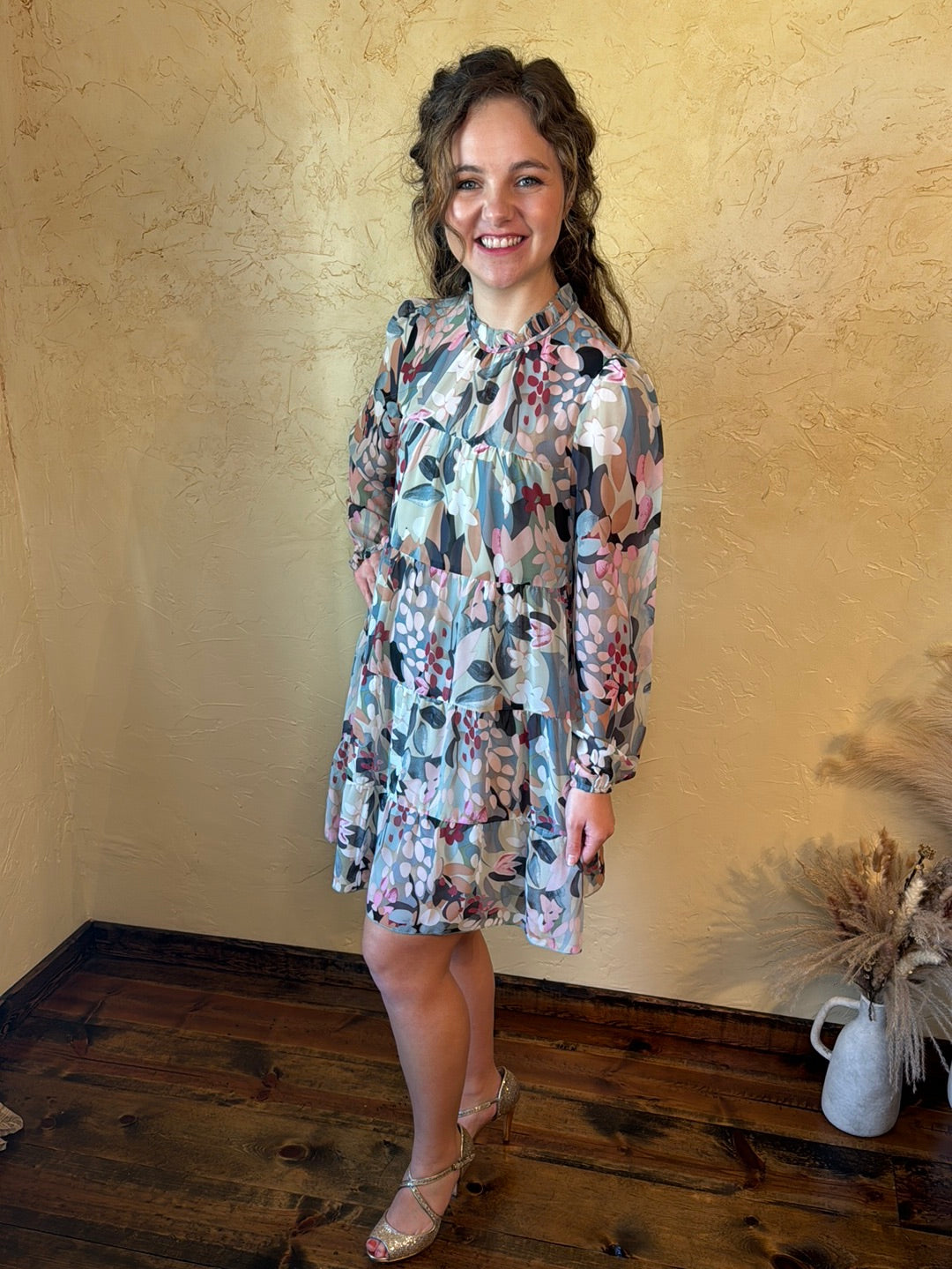 Floral A-line Dress