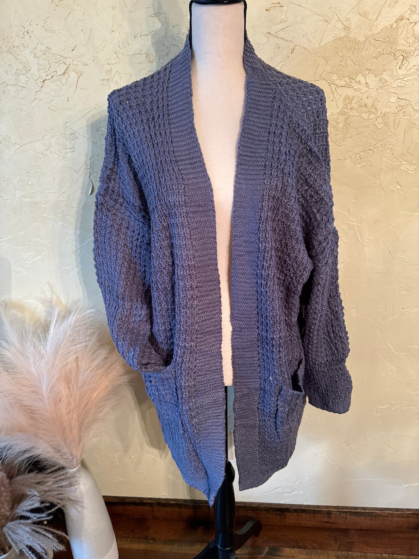 Denim Blue Cardigan