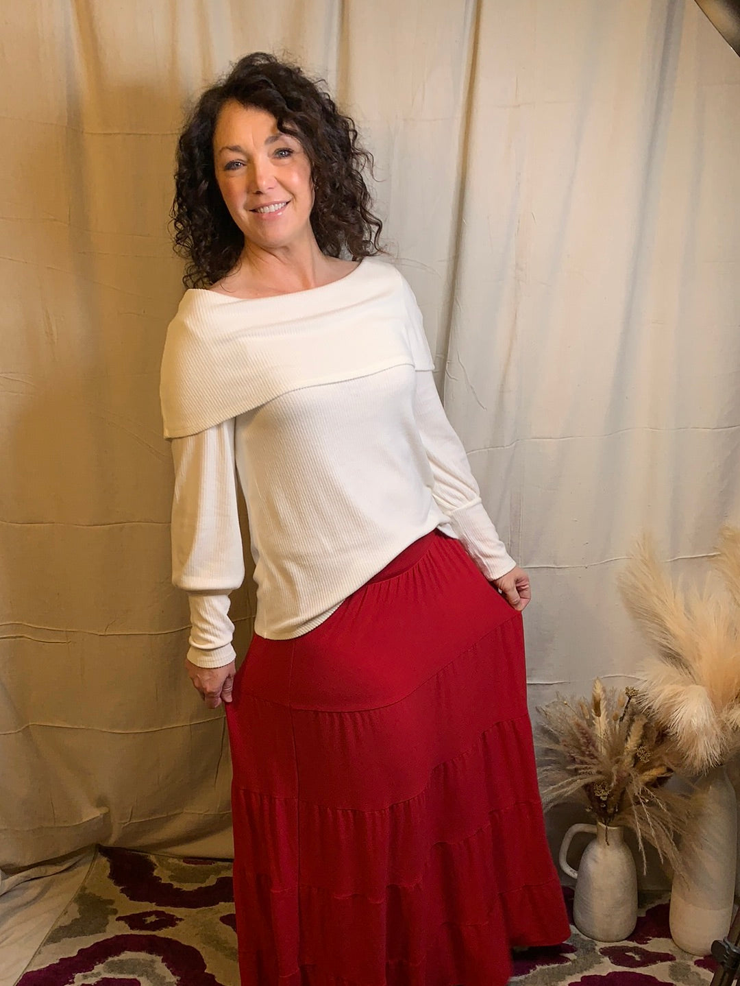 Tiered Maxi Skirt - Remembering Ruth Company