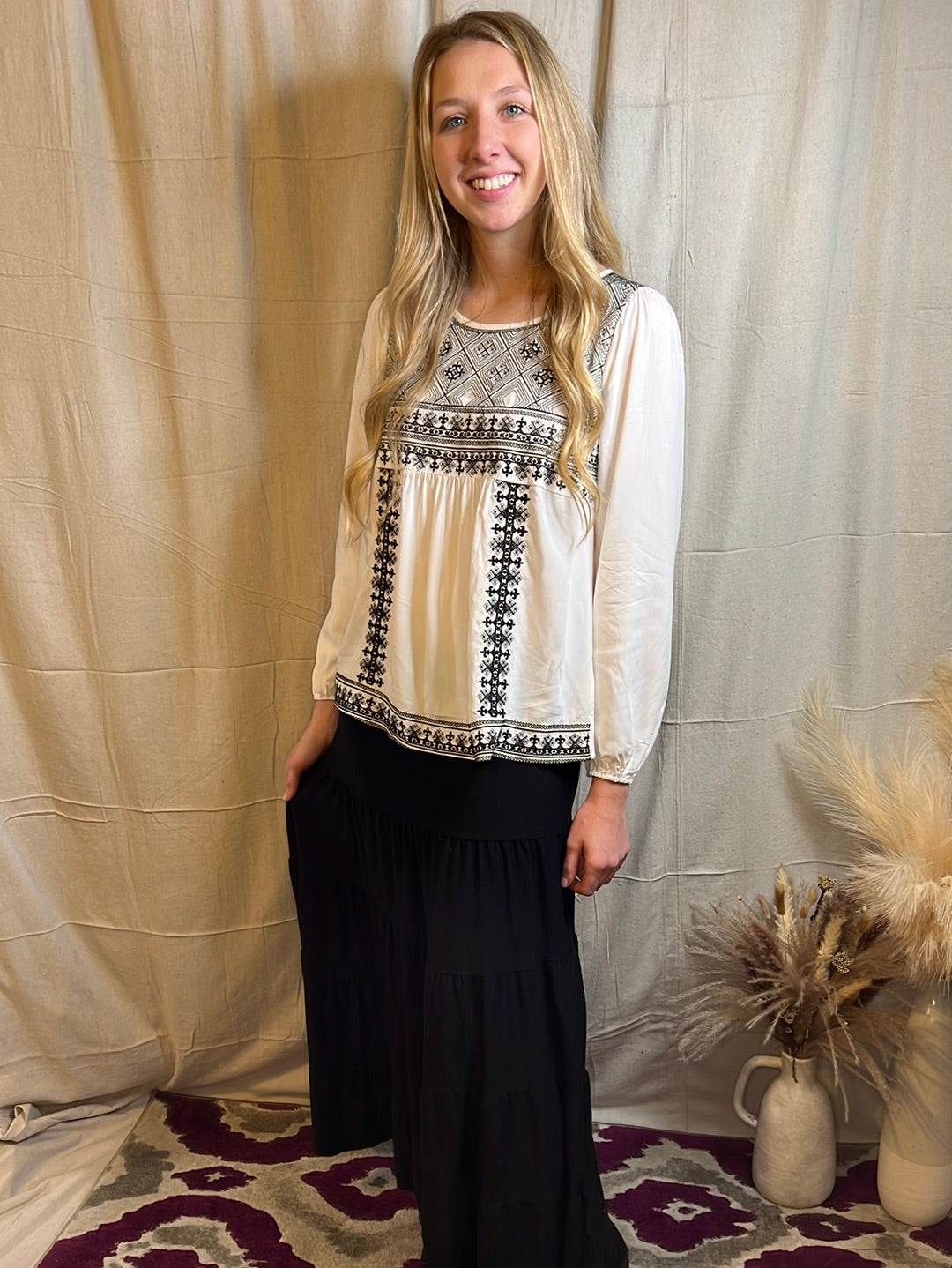 Tiered Maxi Skirt - Remembering Ruth Company